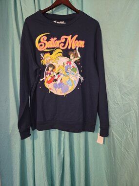 Sailor Moon Crewneck Long-Sleeve Sweatshirt XL